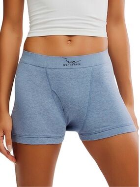 Free People Women's We The Free High Rise Boxer Briefs, Size XSMALL